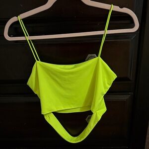 SHEIN Neon Yellow Camisole